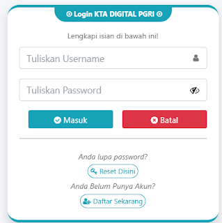 Register PGRI Halmahera Barat - Persatuan Guru Republik Indonesia Cabang Halmahera Barat